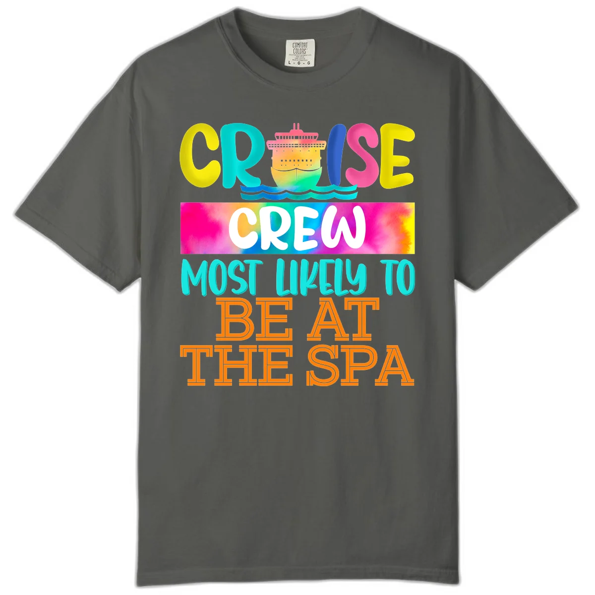 Cruise Crew Most Likely To Beat The Spa Comfort Color in Pepper