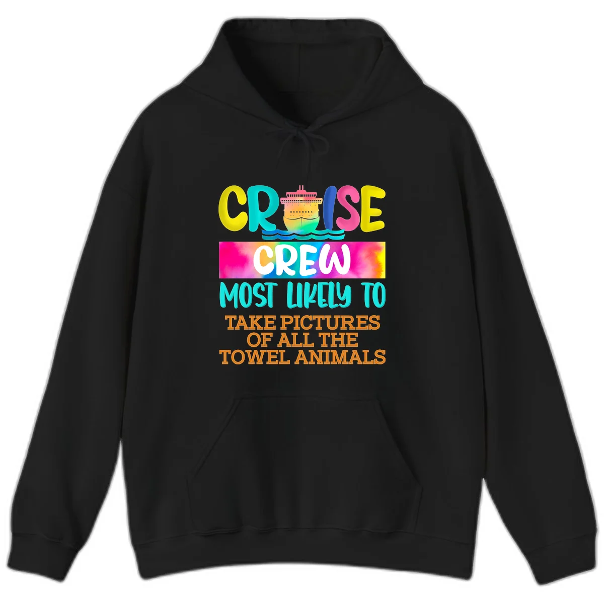 Cruise Crew Most Likely To Take Pictures Hoodie in Black