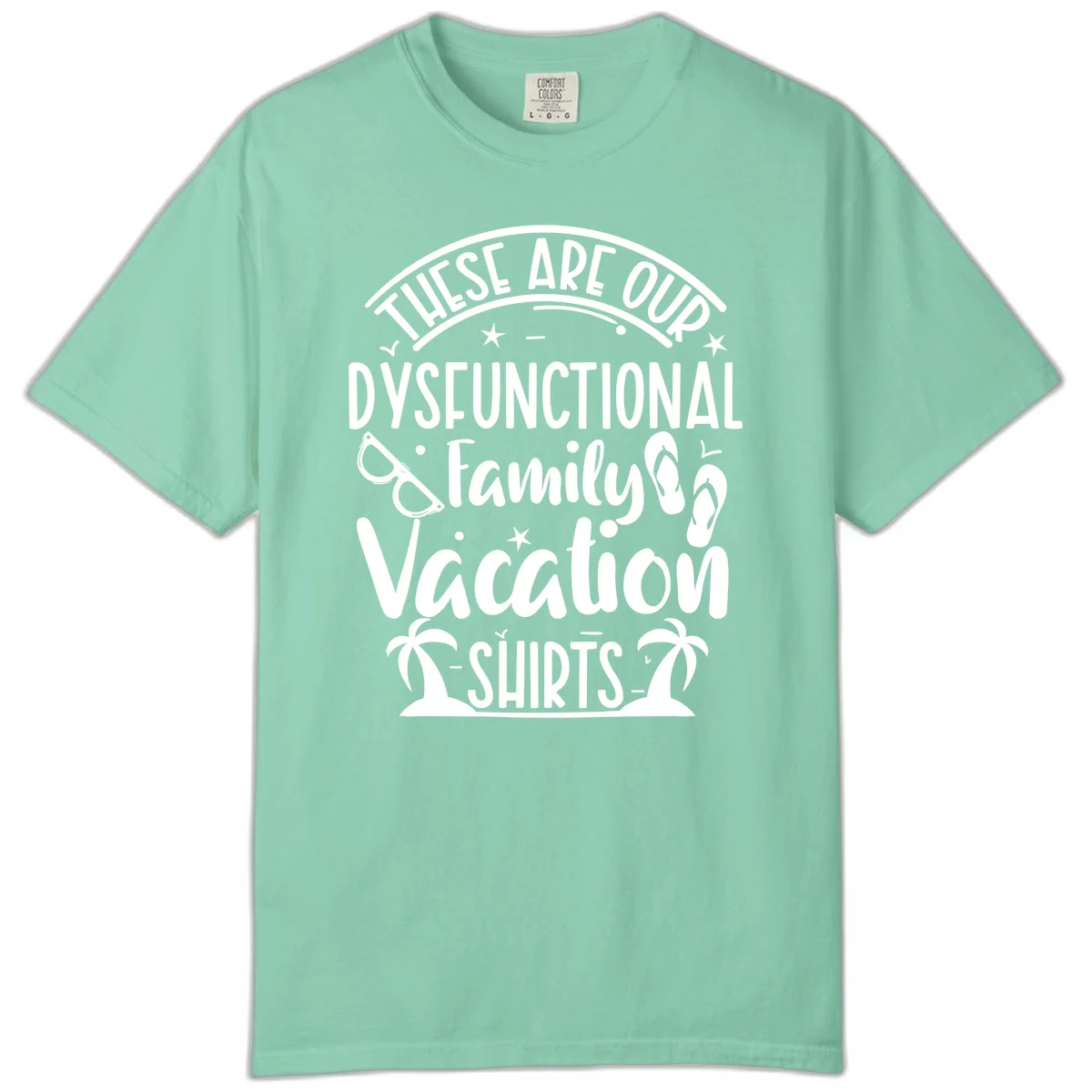 Dysfunctional Family Vacation Comfort Color in Island Reef