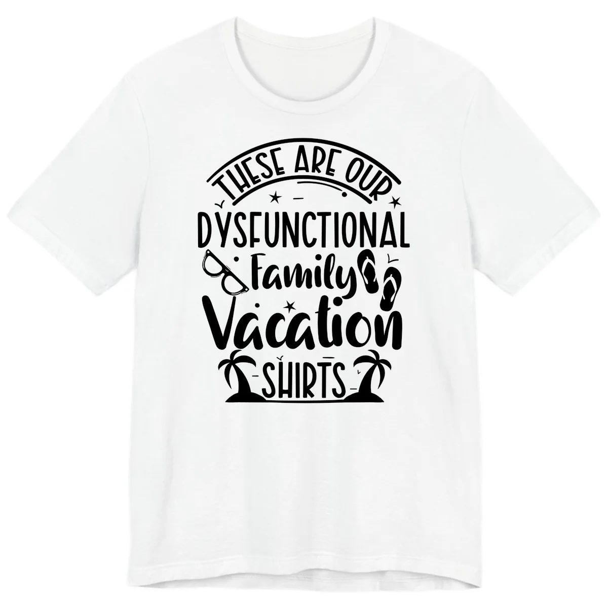 Dysfunctional Family Vacation Premium T-Shirt in White