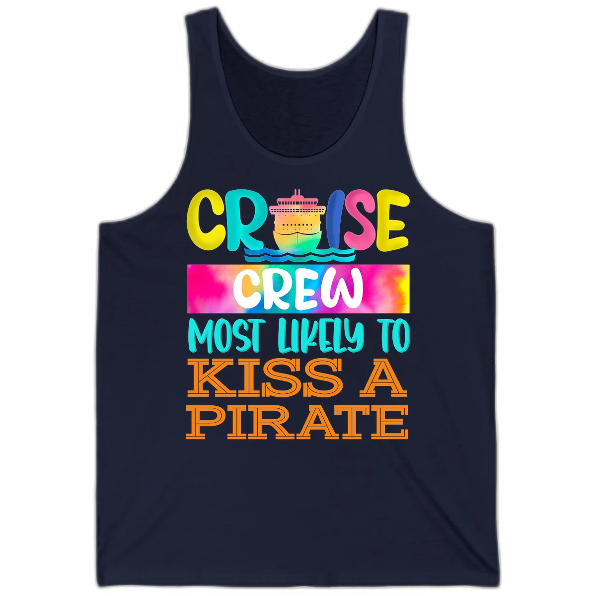 Cruise Crew Most Likely To Kiss A Pirate Tank in Navy