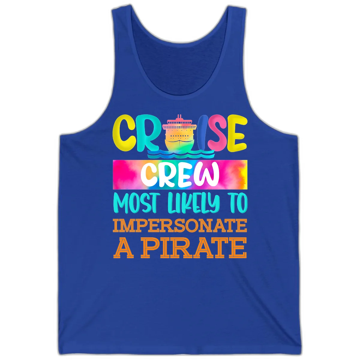 Cruise Crew Most Likely To Impersonate A Pirate Tank in True Royal