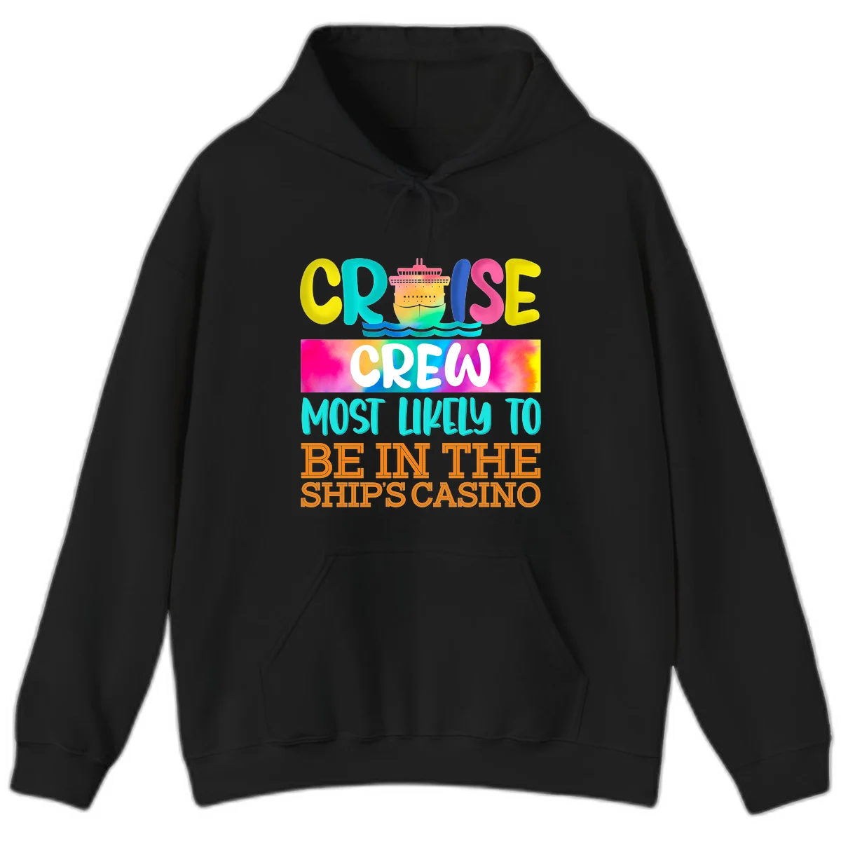 Cruise Crew Most Likely Casino Hoodie in Black