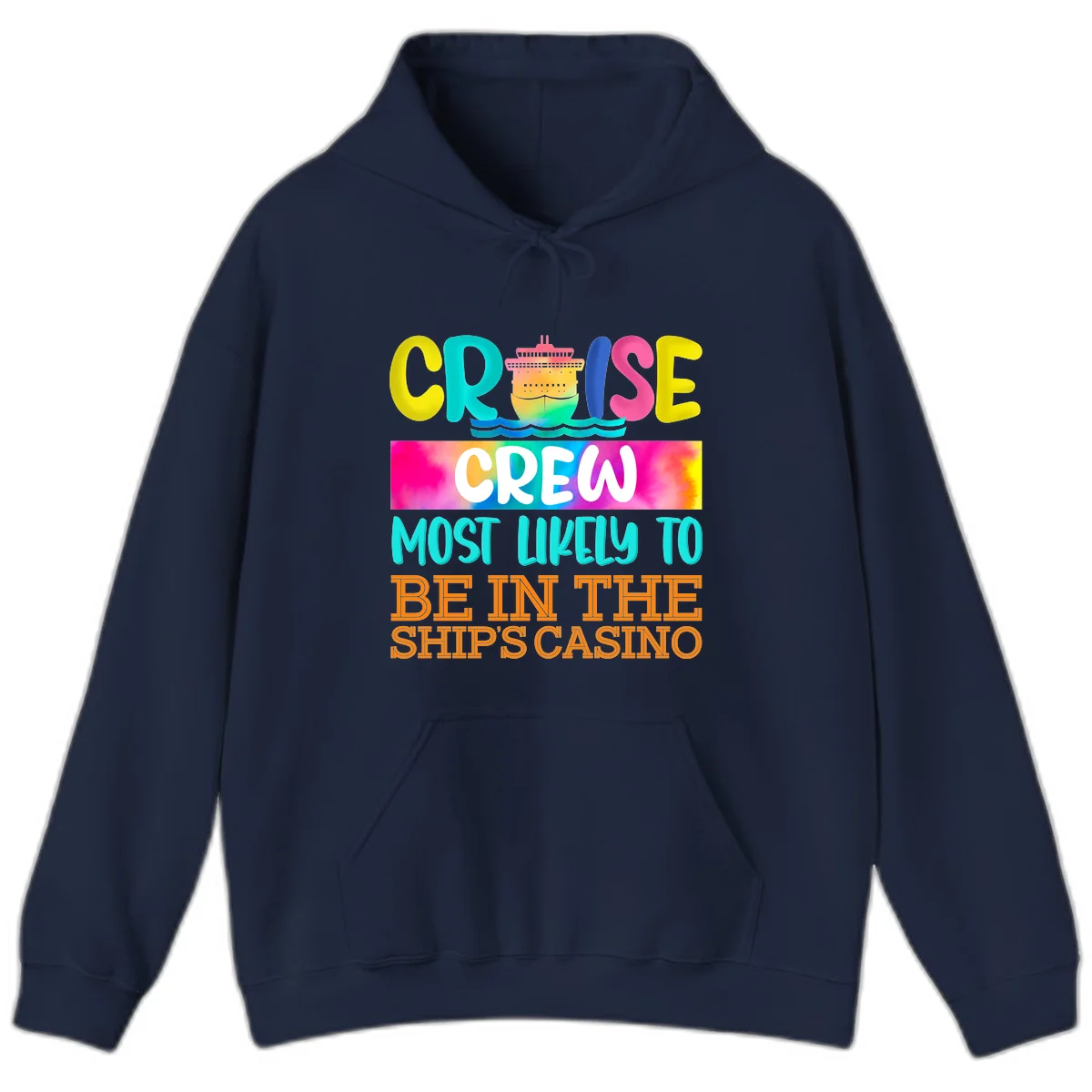Cruise Crew Most Likely Casino Hoodie in Navy