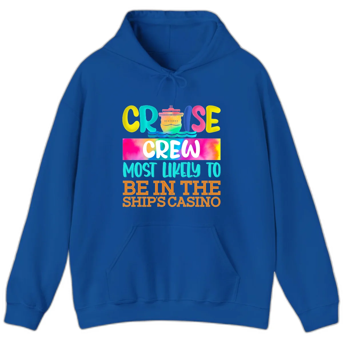 Cruise Crew Most Likely Casino Hoodie in Royal