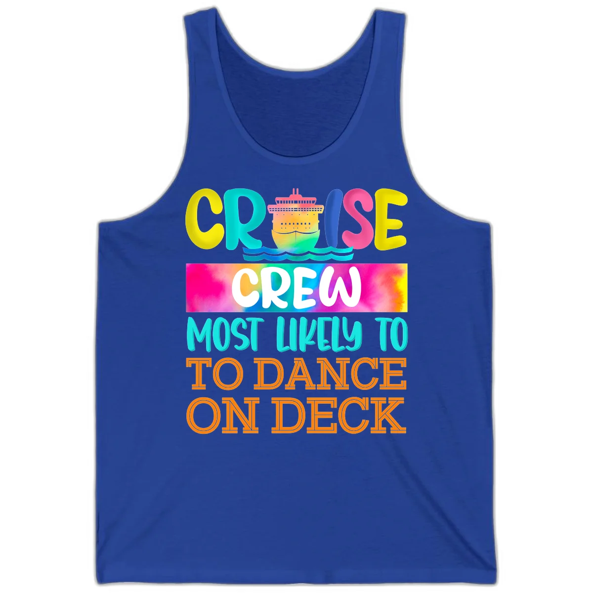 Cruise Crew Most Likely To Dance On Deck Tank in True Royal