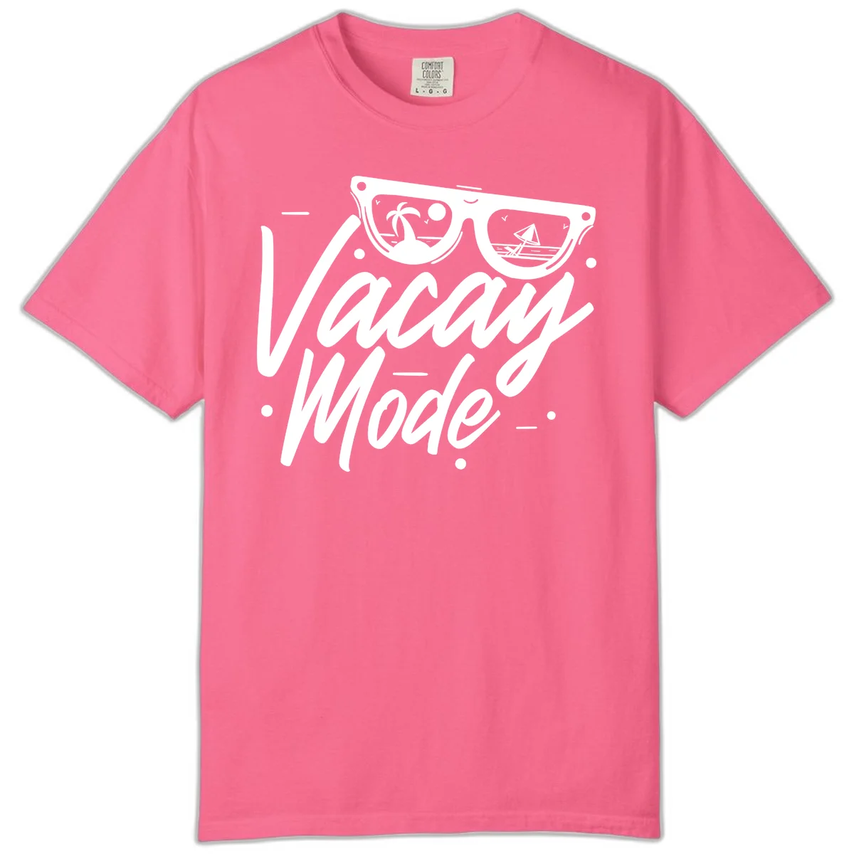 Warm Mode Cruise Vibes Comfort Color T-Shirt in Crunchberry