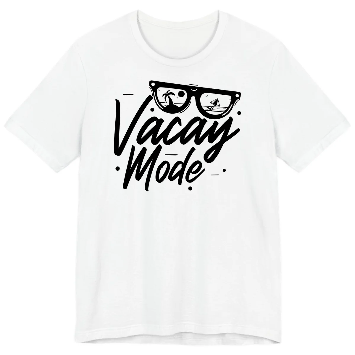 Warm Mode Cruise Vibes Premium T-Shirt in White