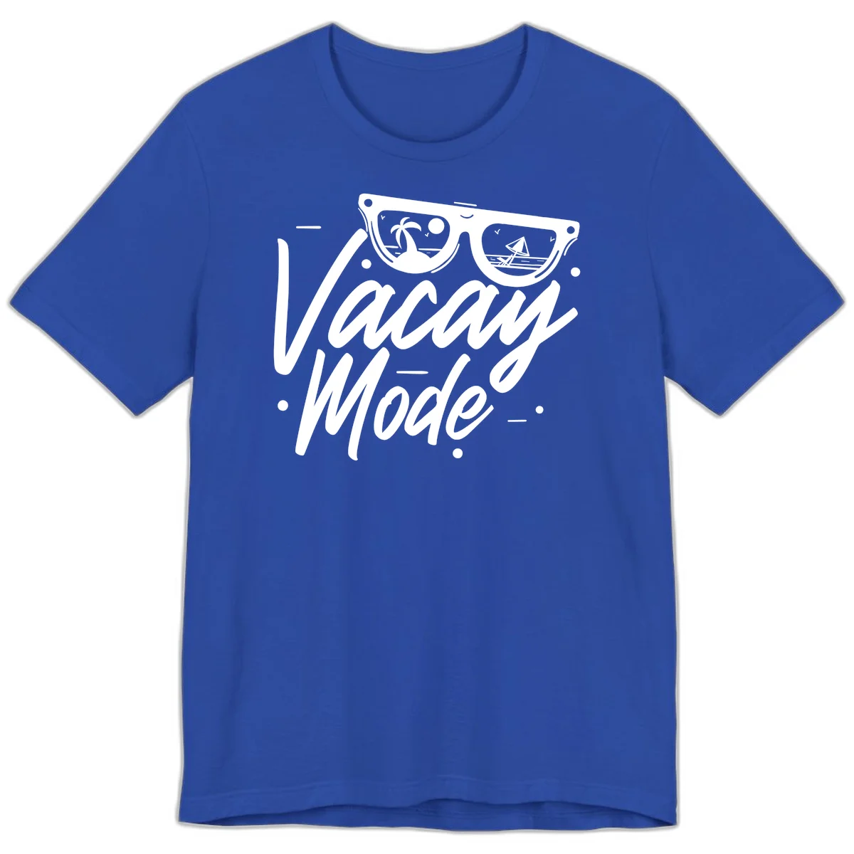 Warm Mode Cruise Vibes Premium T-Shirt in True Royal