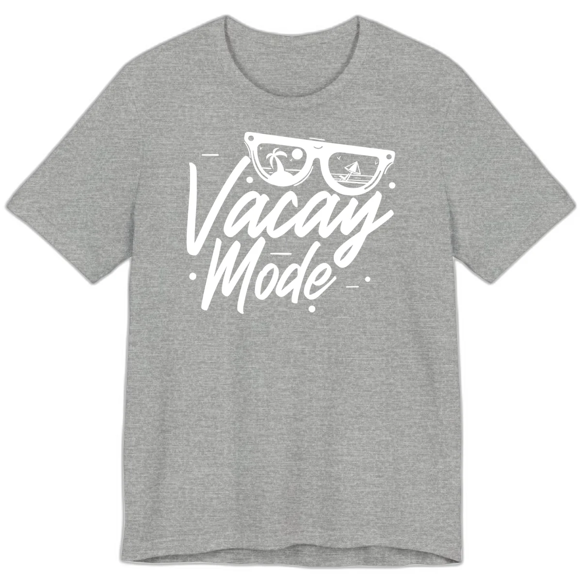 Warm Mode Cruise Vibes Premium T-Shirt in Athletic Heather