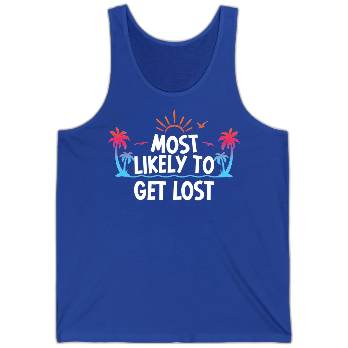 Most Likely To Get Lost Tank in True Royal