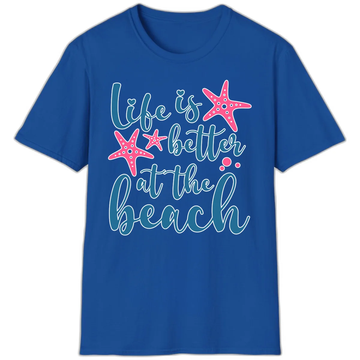Life Is Better At The Beach T-Shirt in Royal