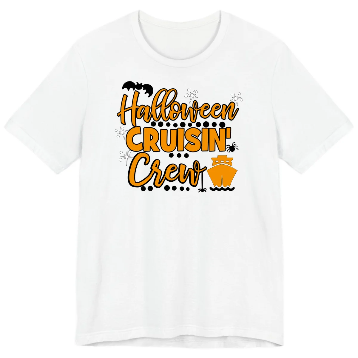 Halloween Cruisin' Crew Premium T-Shirt for Groups in White