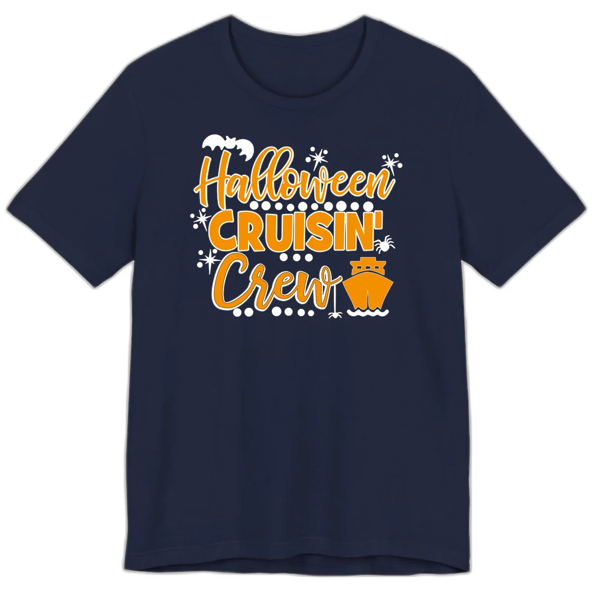 Halloween Cruisin' Crew Premium T-Shirt for Groups in Navy