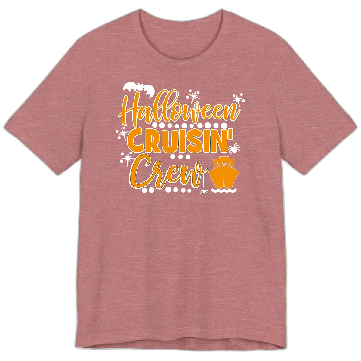 Halloween Cruisin' Crew Premium T-Shirt for Groups in Heather Mauve