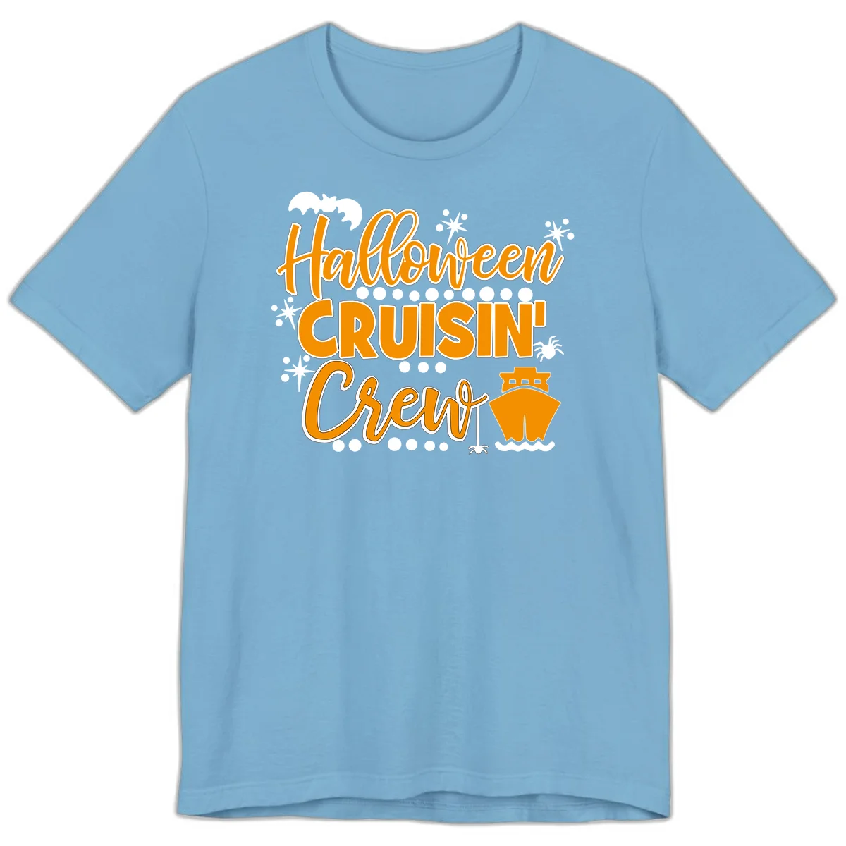 Halloween Cruisin' Crew Premium T-Shirt for Groups in Ocean Blue