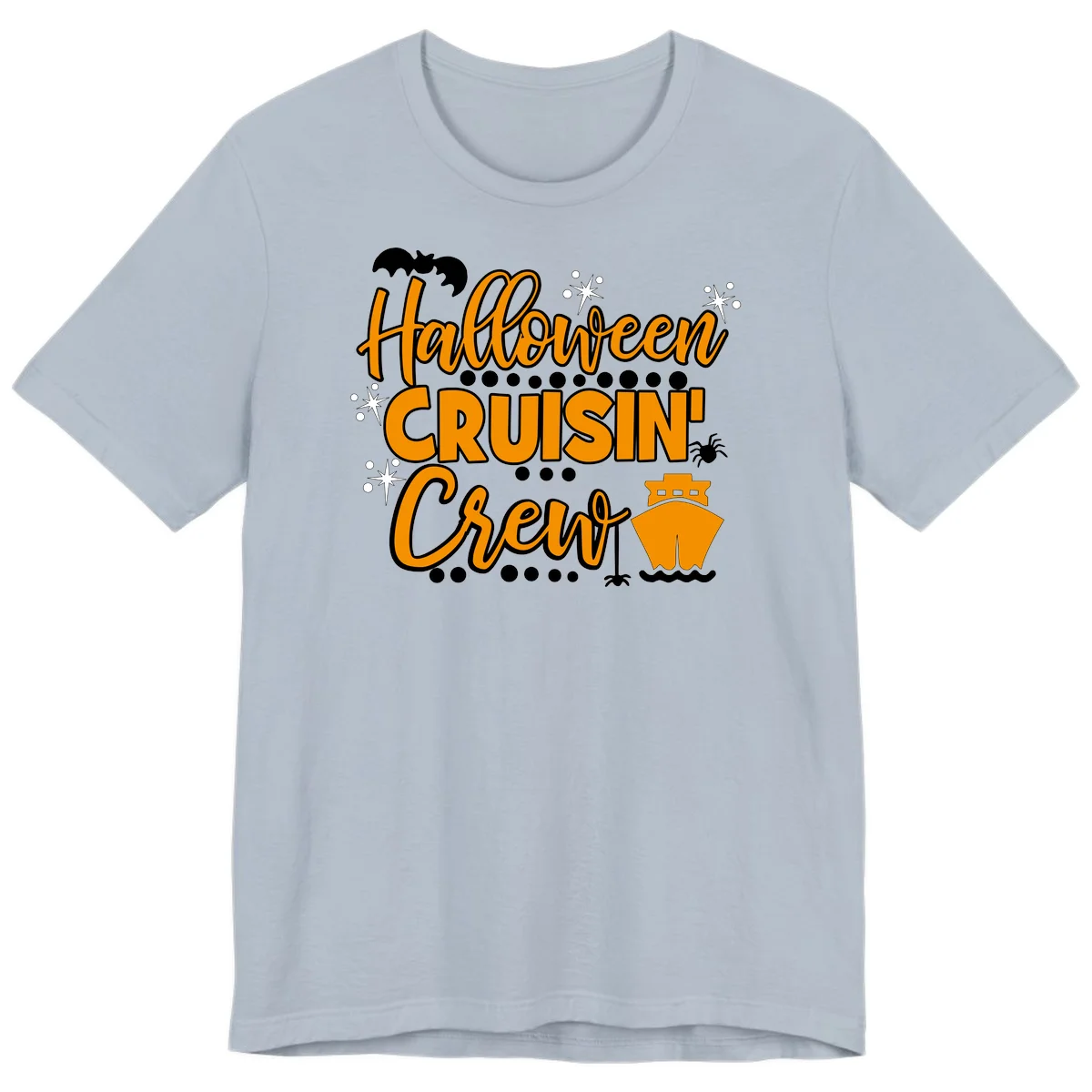 Halloween Cruisin' Crew Premium T-Shirt for Groups in Light Blue