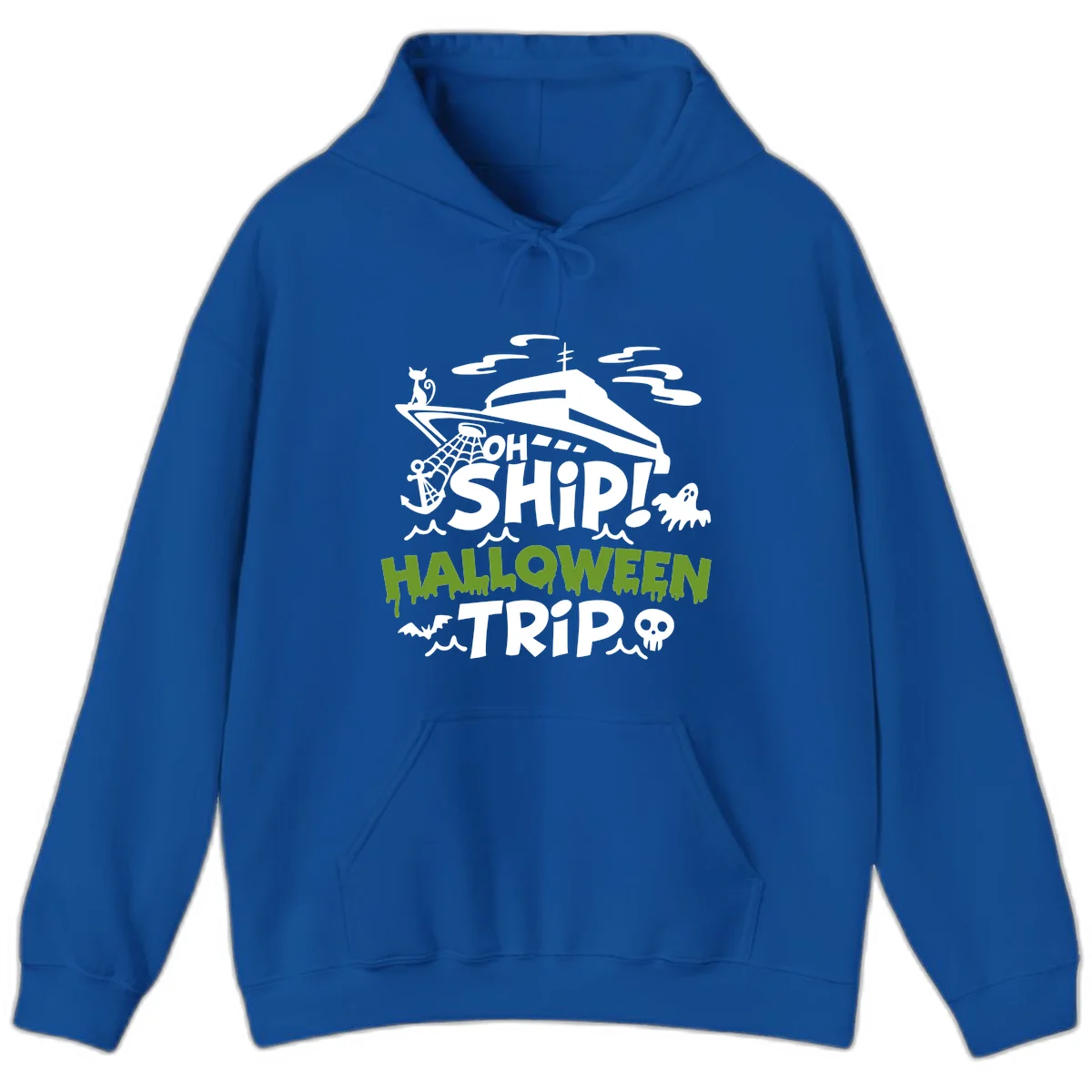 Oh Ship Halloween Trip Hoodie in Royal