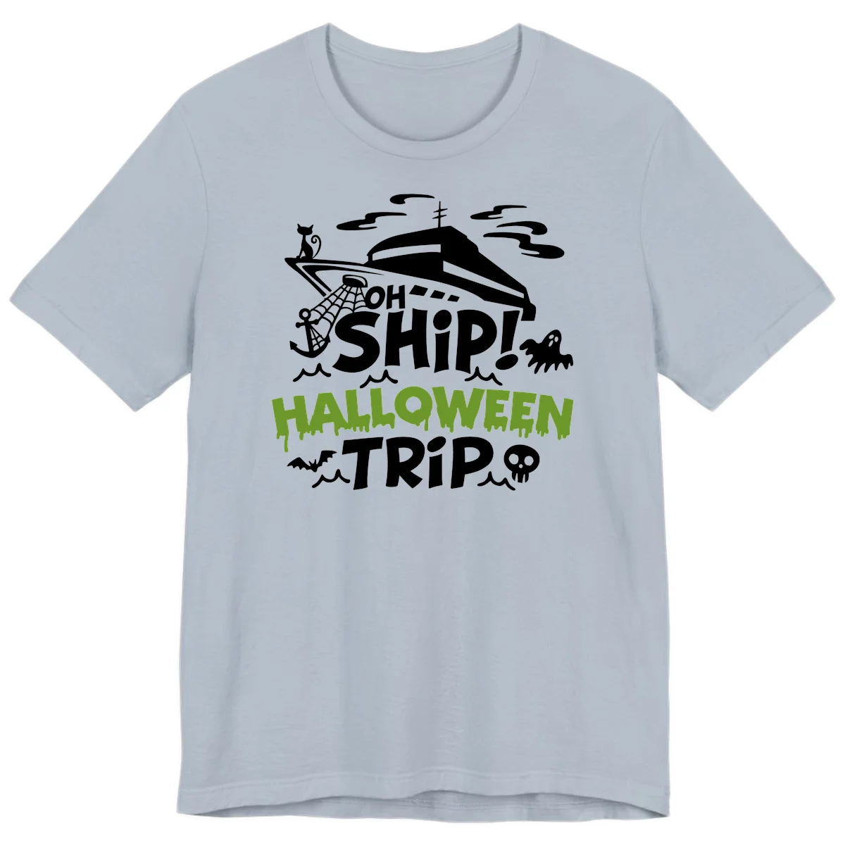 Oh Ship Halloween Trip Premium T-Shirt in Light Blue