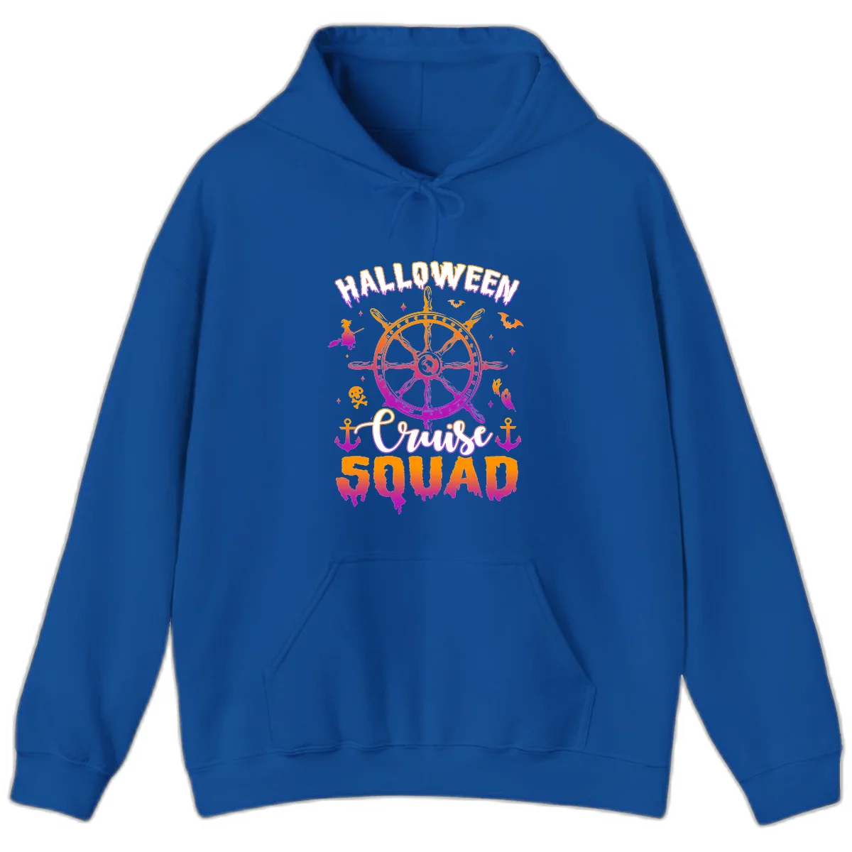 Halloween Cruise Squad Hoodie in Royal