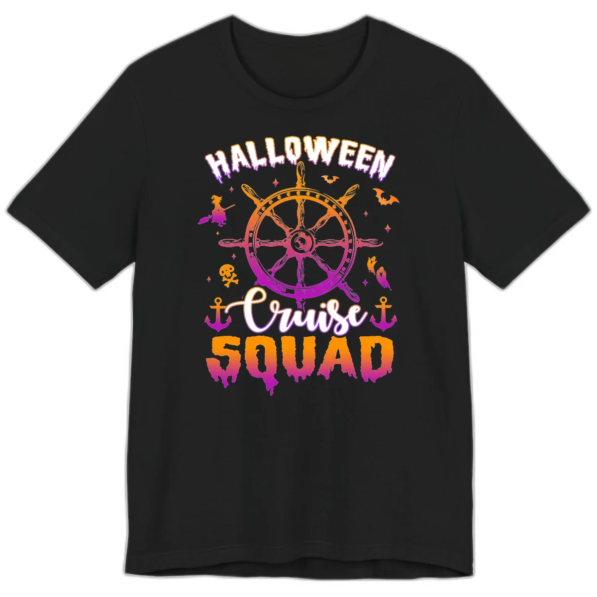 Halloween Cruise Squad Premium T-Shirt in Black