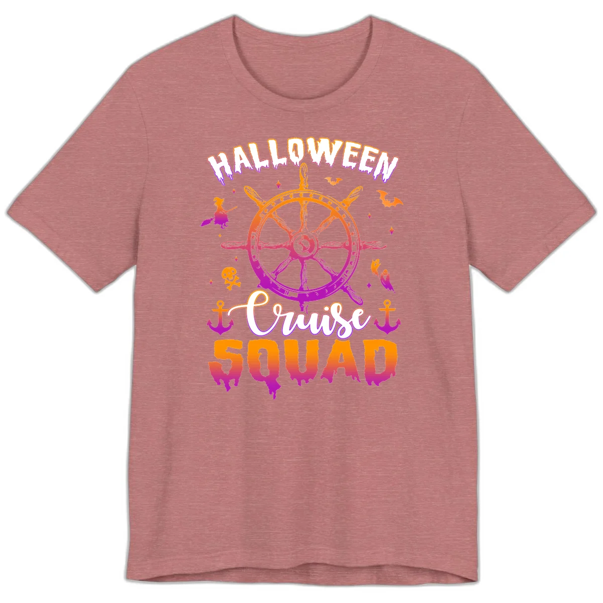 Halloween Cruise Squad Premium T-Shirt in Heather Mauve