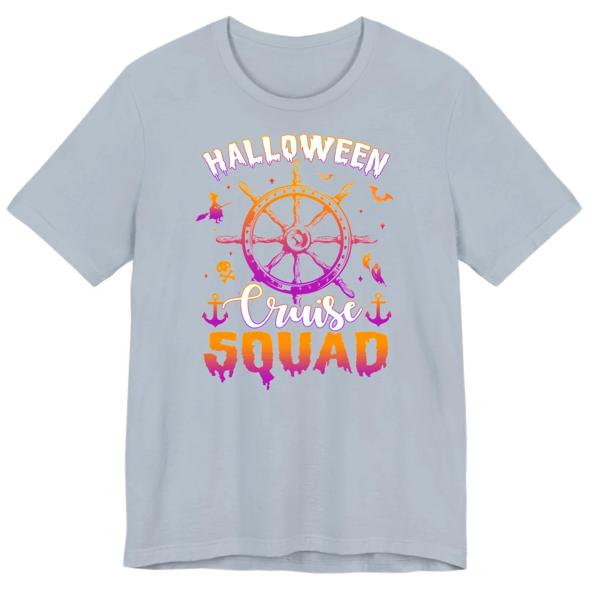 Halloween Cruise Squad Premium T-Shirt in Light Blue