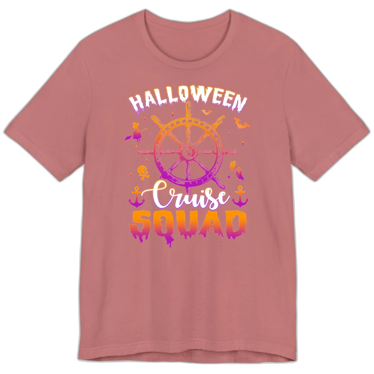 Halloween Cruise Squad Premium T-Shirt in Mauve