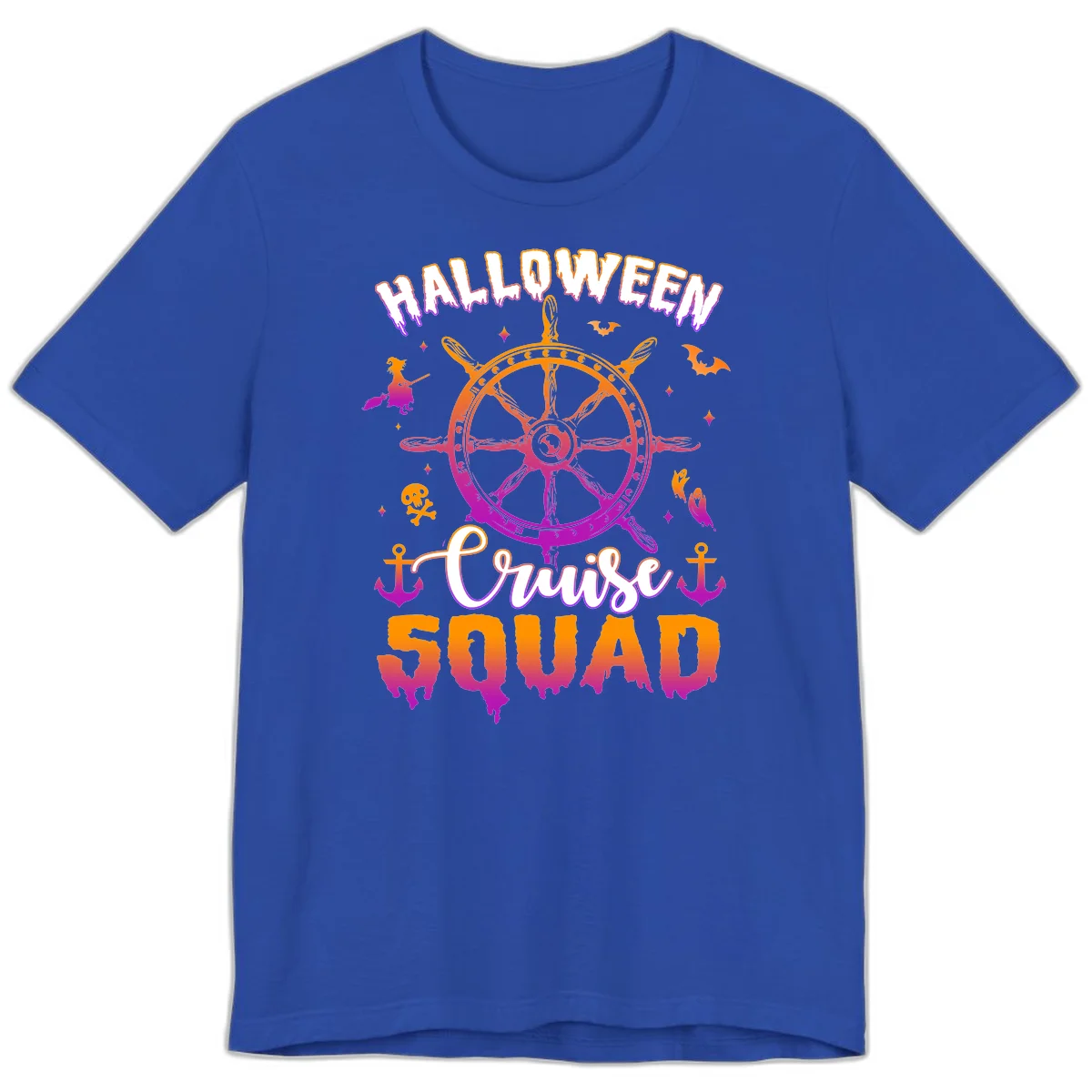 Halloween Cruise Squad Premium T-Shirt in True Royal