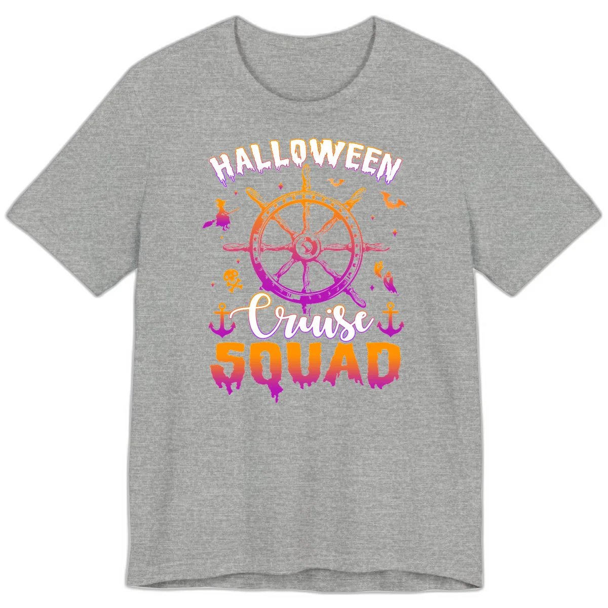 Halloween Cruise Squad Premium T-Shirt in Athletic Heather