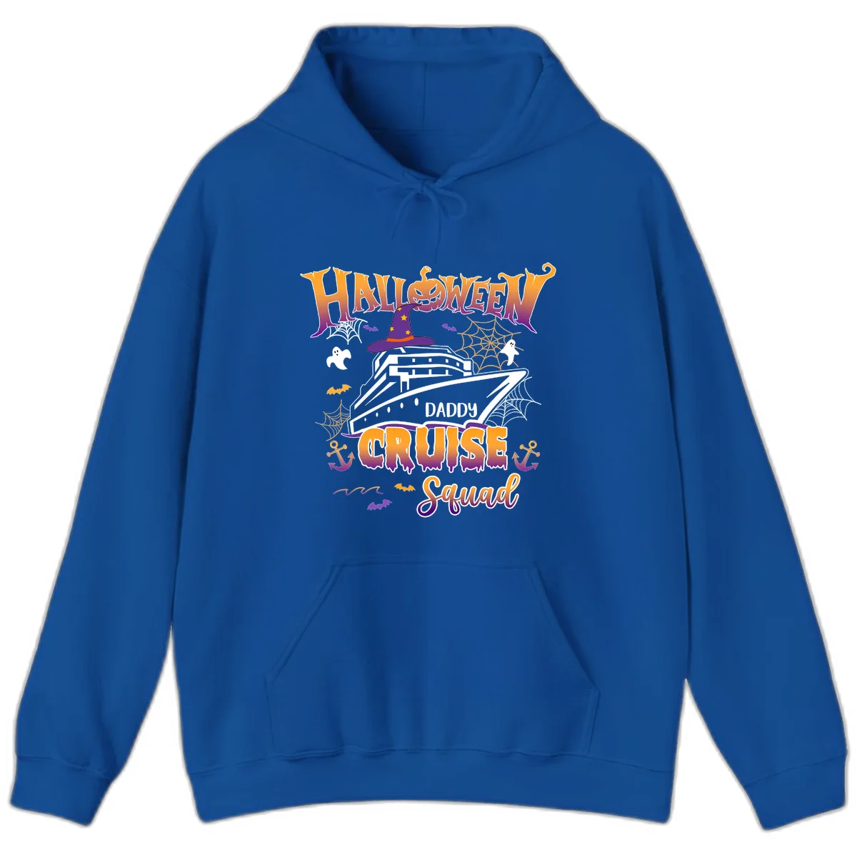Halloween Daddy Cruise Squad Hoodie in Royal