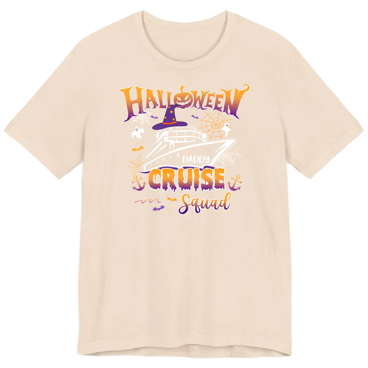 Halloween Daddy Cruise Squad Premium T-Shirt in Soft Cream