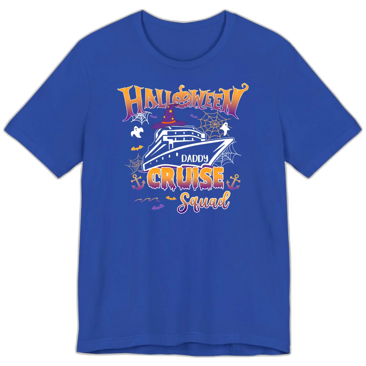 Halloween Daddy Cruise Squad Premium T-Shirt in True Royal