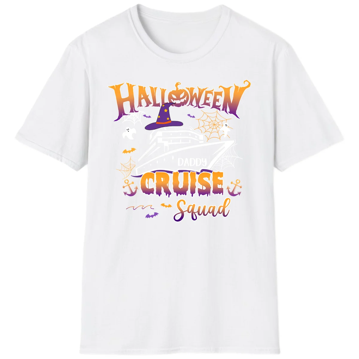 Halloween Daddy Cruise Squad T-Shirt in White