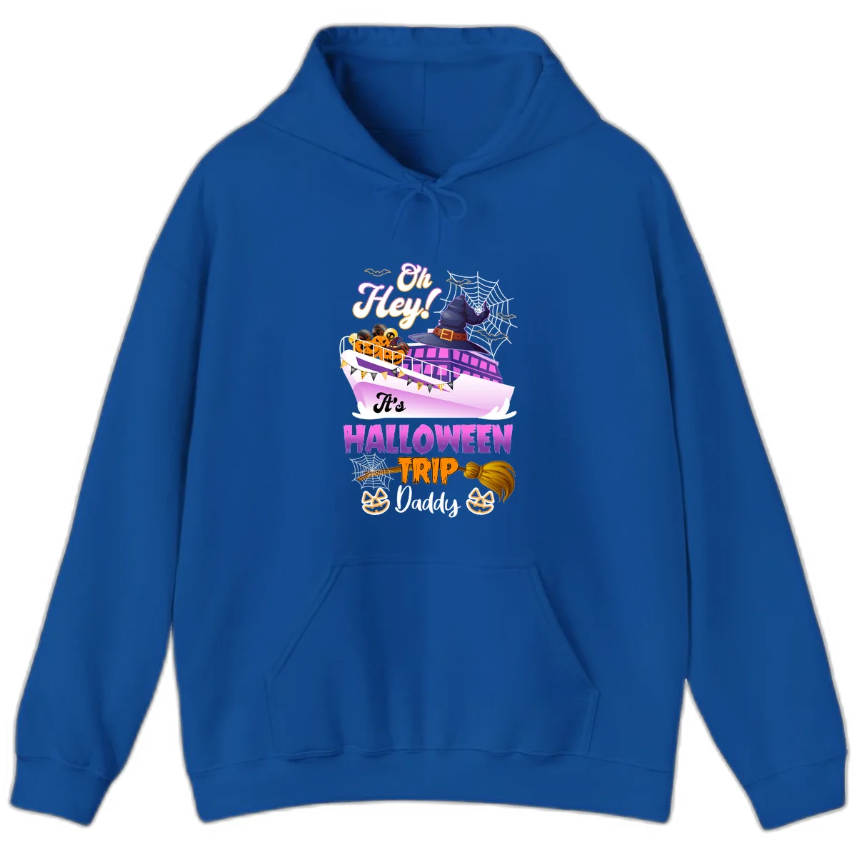 Oh Hey It's Halloween Trip Daddy Hoodie in Royal