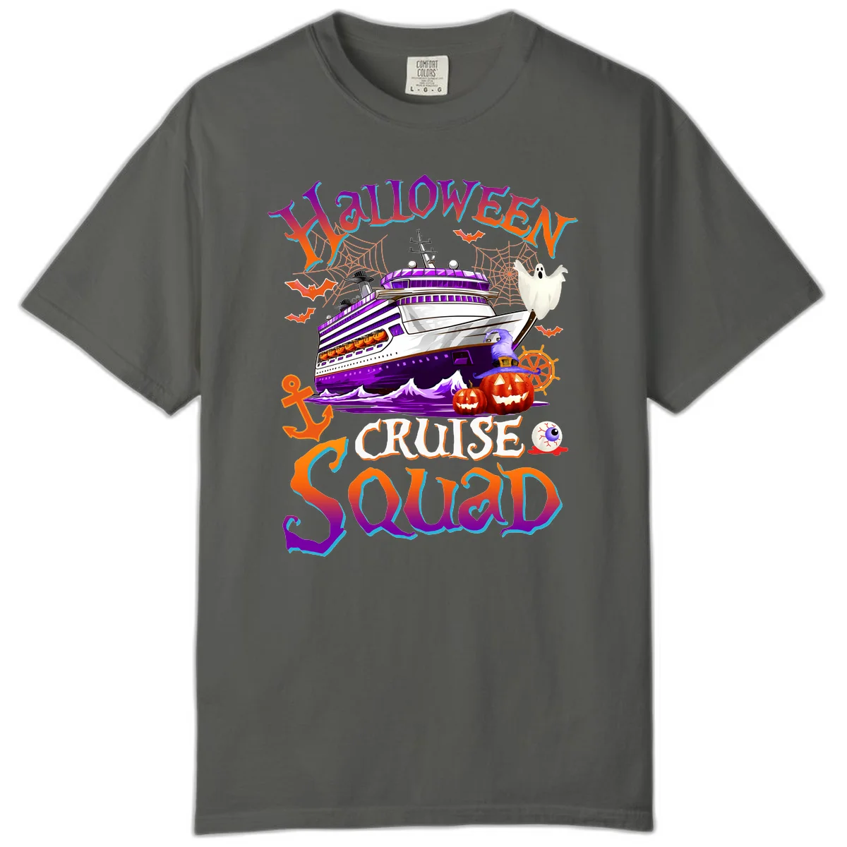 Halloween Cruise Squad Comfort Color in Pepper