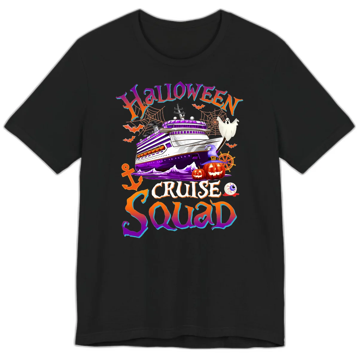 Halloween Cruise Squad Premium T-Shirt in Black