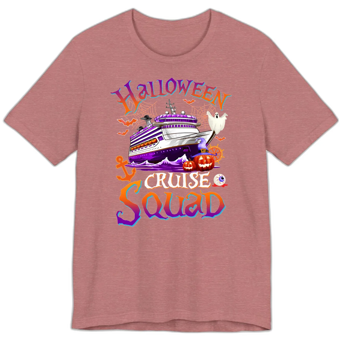 Halloween Cruise Squad Premium T-Shirt in Heather Mauve