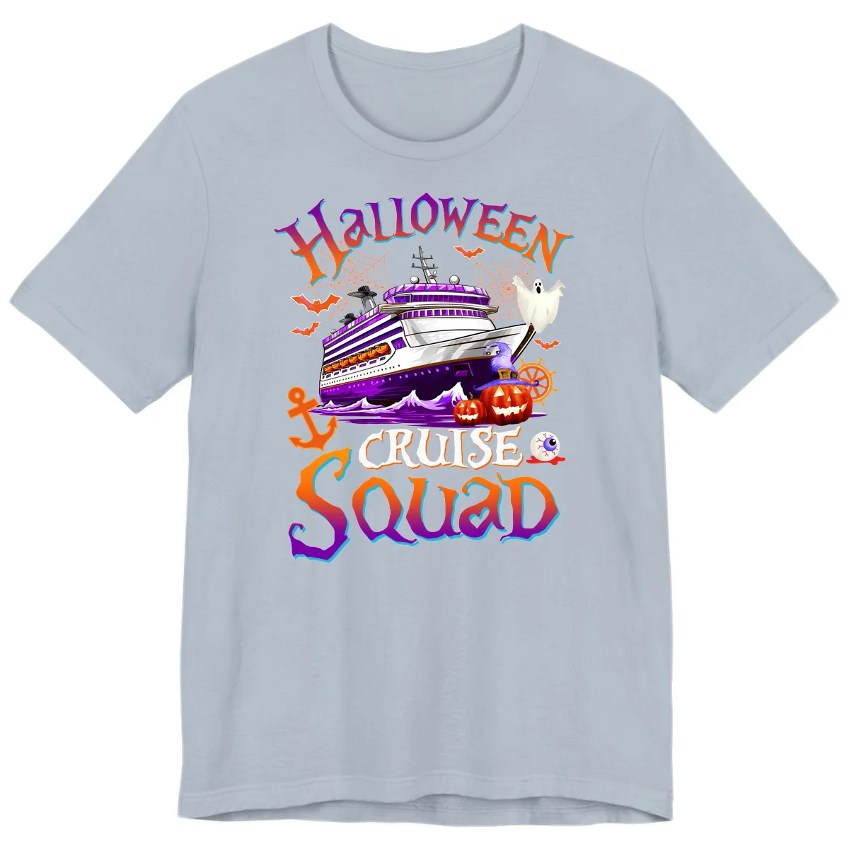 Halloween Cruise Squad Premium T-Shirt in Light Blue