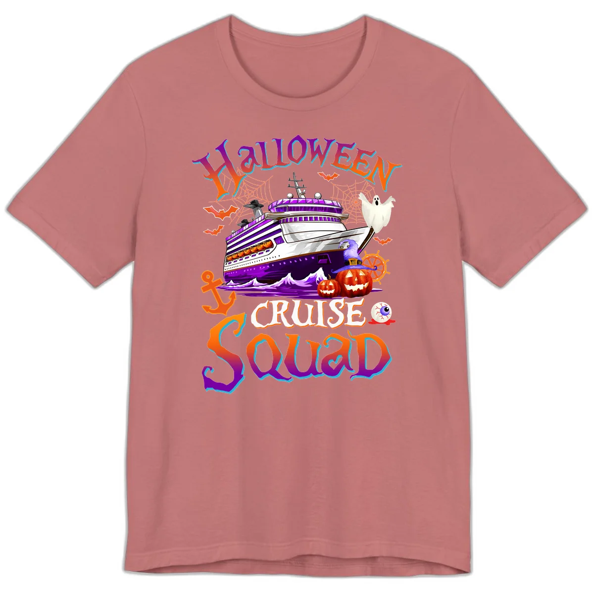 Halloween Cruise Squad Premium T-Shirt in Mauve