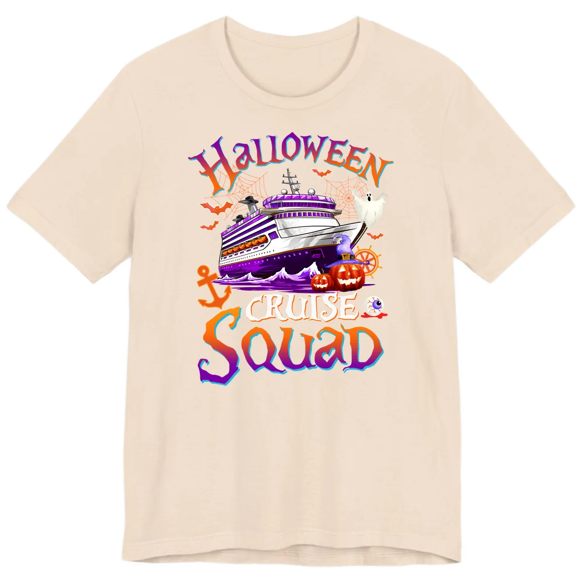 Halloween Cruise Squad Premium T-Shirt in Soft Cream