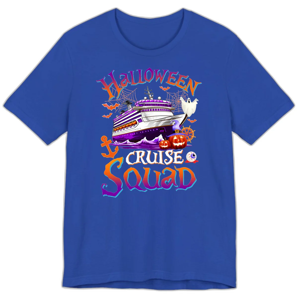 Halloween Cruise Squad Premium T-Shirt in True Royal