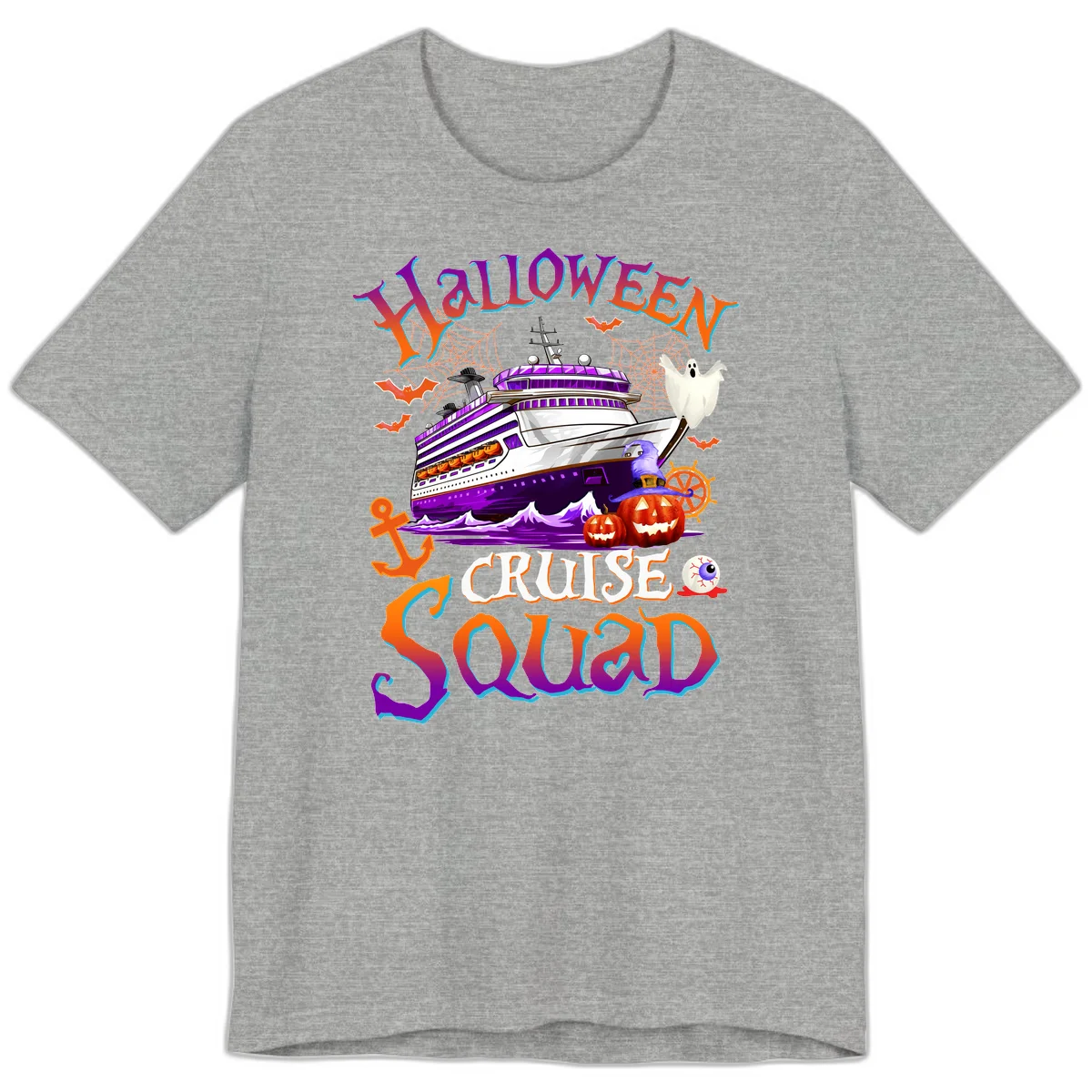 Halloween Cruise Squad Premium T-Shirt in Athletic Heather