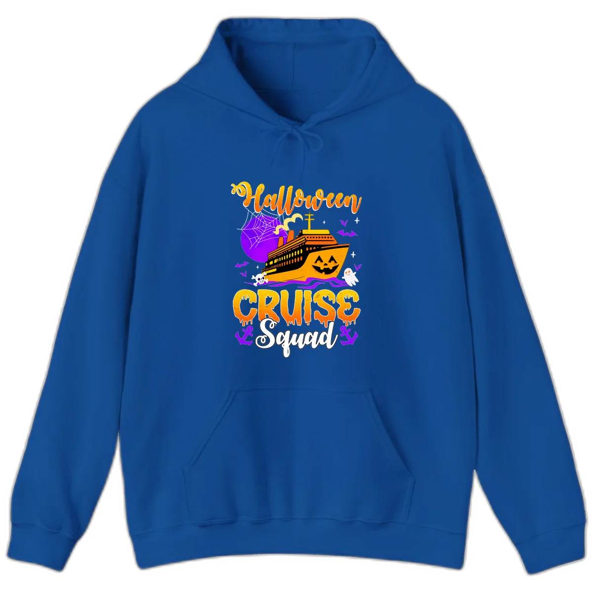 Halloween Cruise Squad Hoodie in Royal