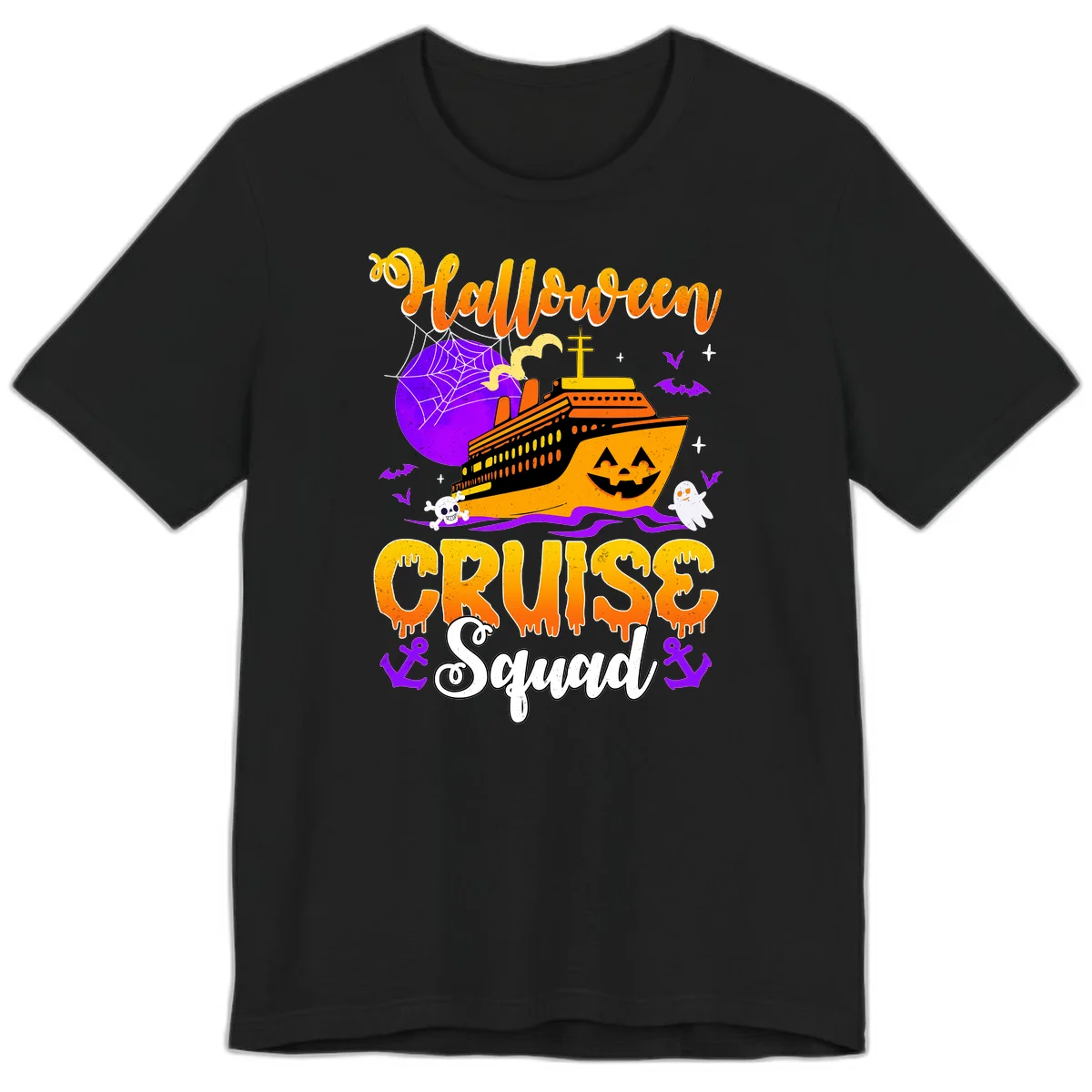 Halloween Cruise Squad Premium T-Shirt in Black