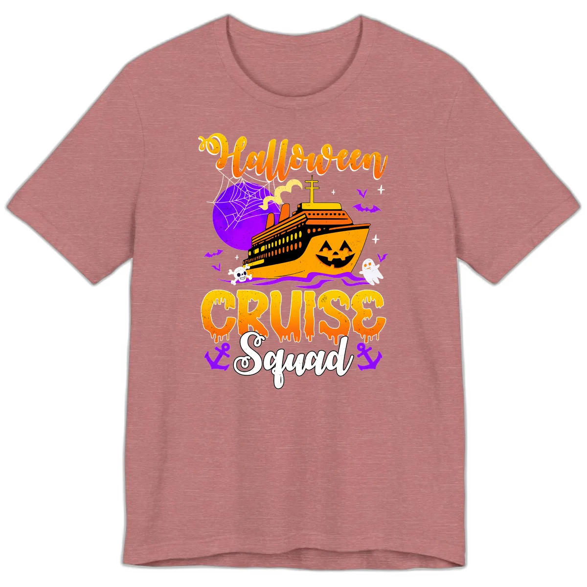 Halloween Cruise Squad Premium T-Shirt in Heather Mauve