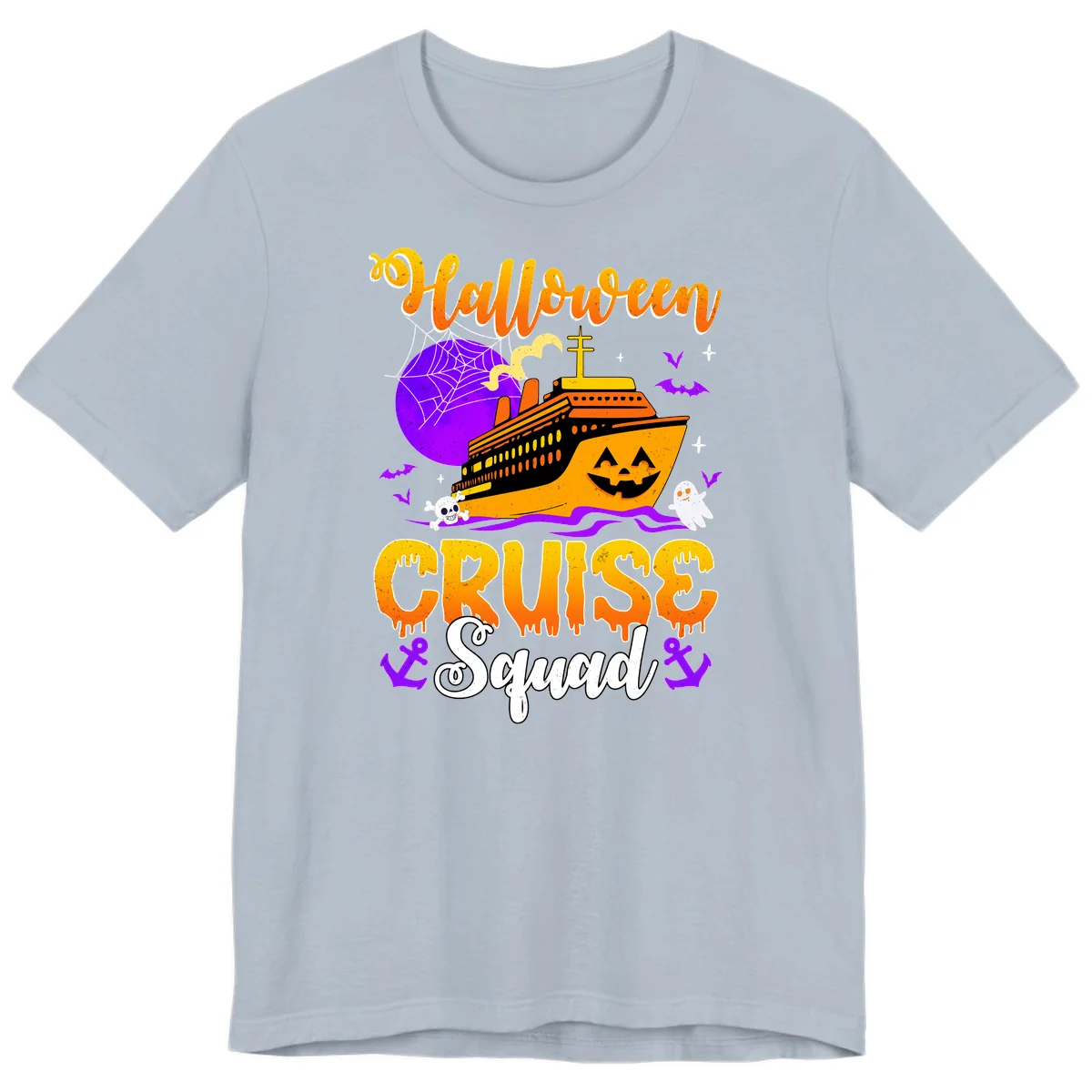 Halloween Cruise Squad Premium T-Shirt in Light Blue