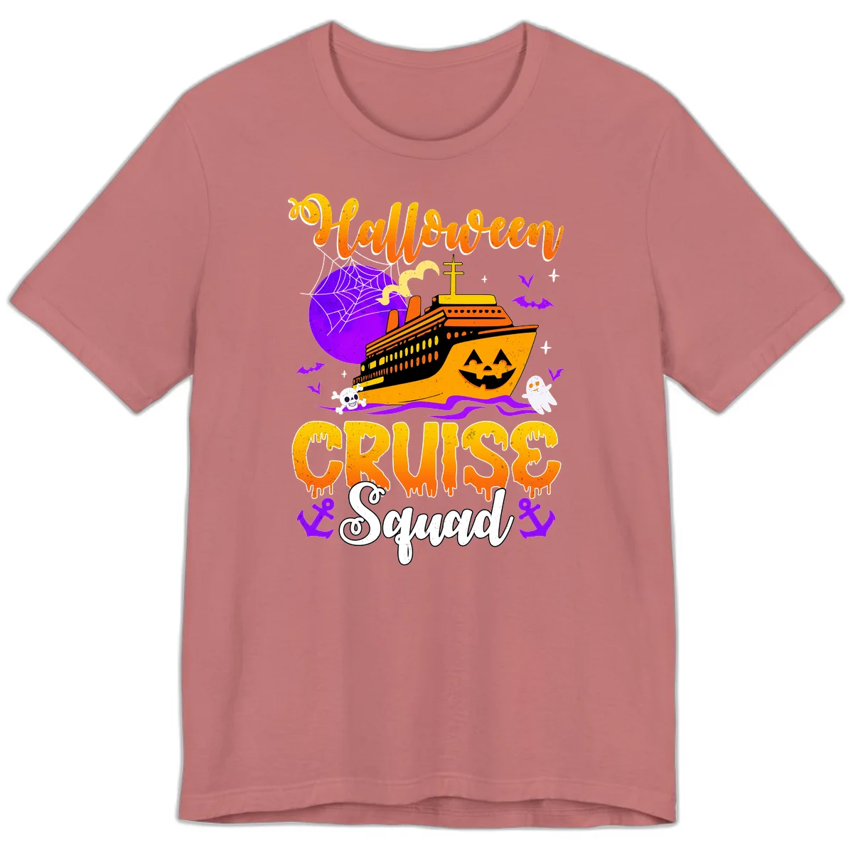Halloween Cruise Squad Premium T-Shirt in Mauve