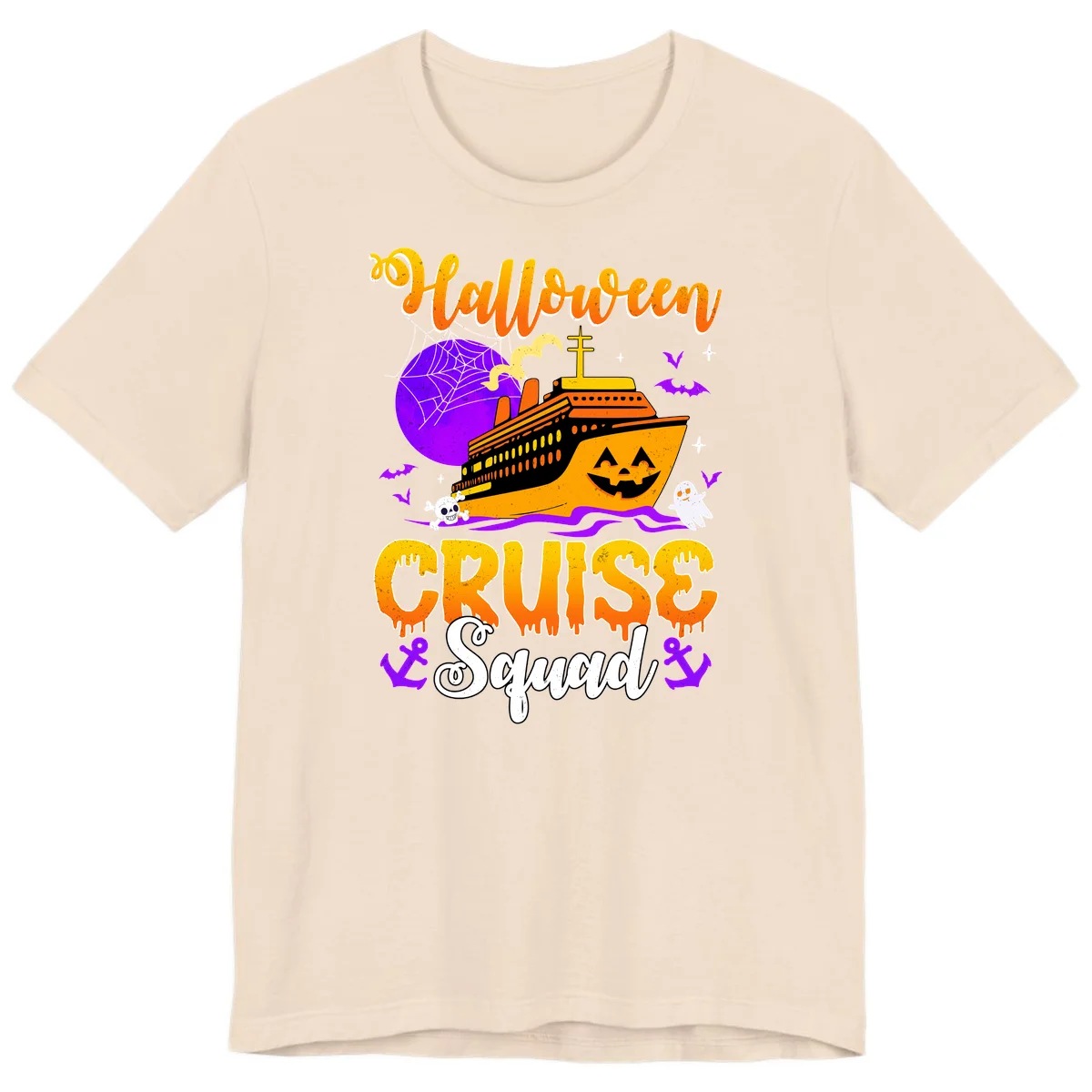 Halloween Cruise Squad Premium T-Shirt in Soft Cream