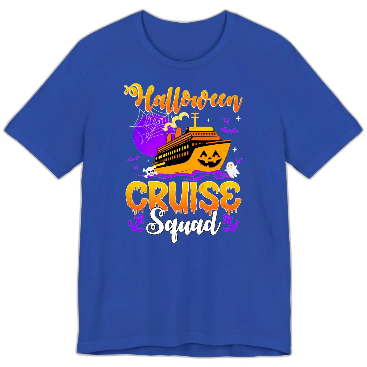 Halloween Cruise Squad Premium T-Shirt in True Royal
